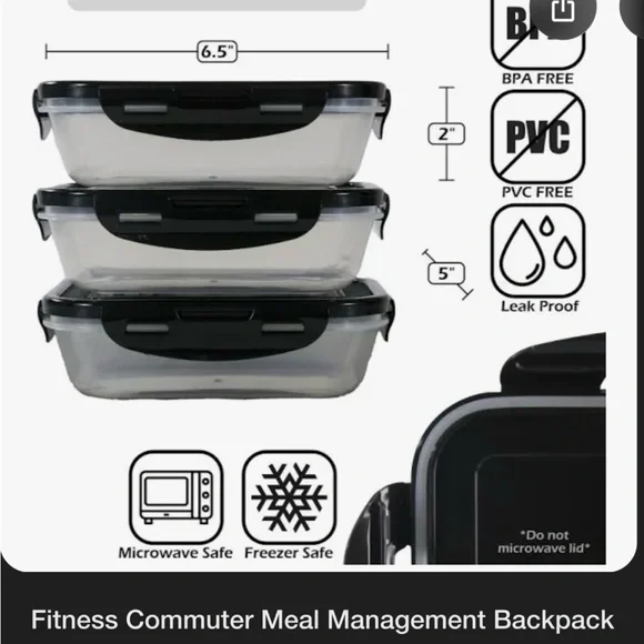 Six pack Fitness- meal prep travel backpack - Picture 6 of 7